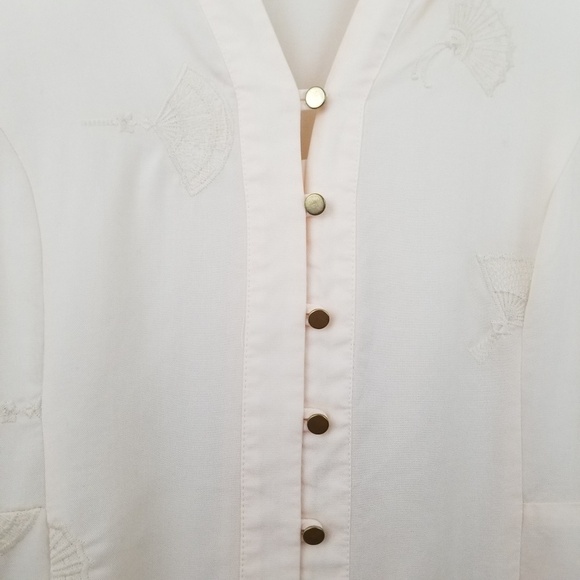 Soft Surroundings | Sonja Embroidered Tencel Top - Picture 3 of 8